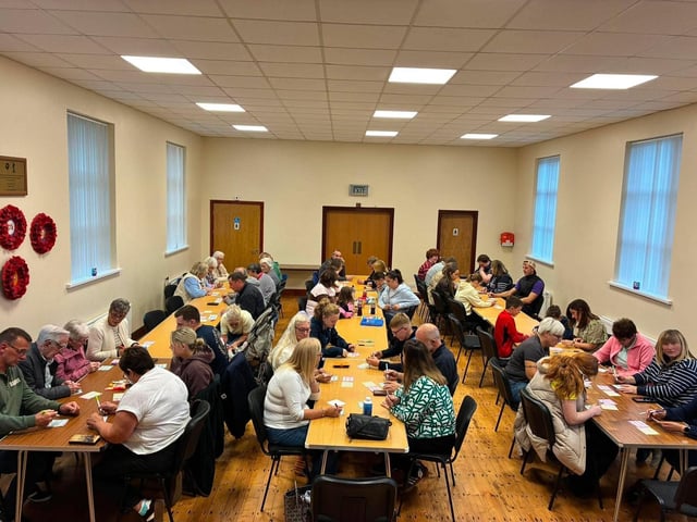 A great turnout from the local community at the Kells and Connor YFC bingo night