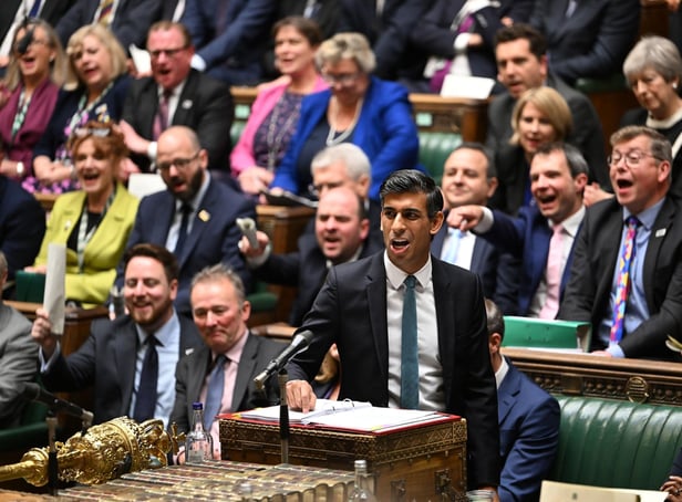 <p>Prime Minister Rishi Sunak (centre) during Prime Minister's Questions in the House of Commons this week. Columnist Susan Morrison is not getting too attached to the UK's new leader - for now, at least. PIC: UK Parliament/Jessica Taylor/PA Wire</p>