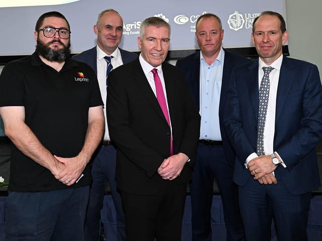 Session 1 panellists: Ben Williams, Leprino, Ed Wright, Dale Farm, Ian Stevenson, Dairy Council for NI, Rory Farrell, Lakeland Dairies and Nick Whelan, Dairy UK Vice Chair.