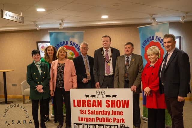 Lurgan Show Chairperson Mr Winston Humphries and Show President Mr William Gibson, pictured with Irish Show Association representatives
