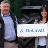 DeLaval has appointed Stephen Moore Farm Machinery Ltd as the sole dealer for the East of Northern Ireland. Pictured, Stephen Moore and Alison Moore. Image: DeLaval