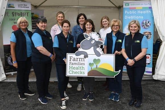The Farm Families Health Checks team from the Northern Health and Social Care Trust, along with its partners, enjoyed a successful time at Balmoral Show, sharing important health advice.