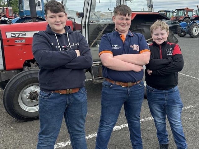 Glens bank holiday tractor run in Cushendall