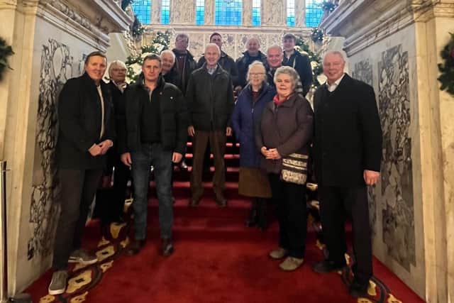 North Down group at Belfast City Hall, December 2023. (Pic: UFU)
