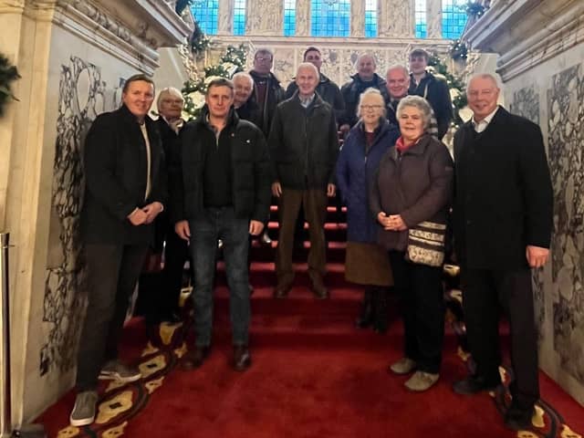 North Down group at Belfast City Hall, December 2023. (Pic: UFU)