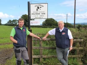 David Cargill (left) discussing preparations for the September 7th Open Day with NMR's Ivor Hyndman. (Pic: Richard Halleron)