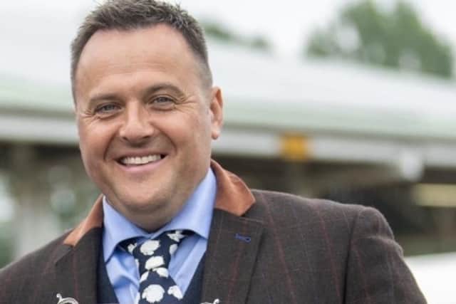 Stuart Wood was Beltex judge at Great Yorkshire Show in 2019.