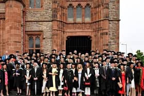 Some of the first medical graduates to qualify in Londonderry.
