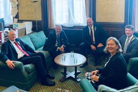 The UFU and Ian Paisley MP meet with the new Shadow NI secretary. Pic: DUP