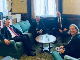The UFU and Ian Paisley MP meet with the new Shadow NI secretary. Pic: DUP