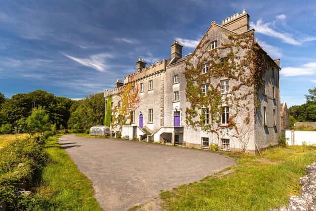 Dating back to 1648, Cregg Castle is a three-bay, three-storey over half-basement property which later had a west wing erected circa 1780 and an east wing added circa 1870.
