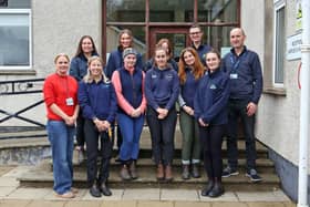 Recently qualified Veterinary Surgeons from NI, England and Wales during a visit to AFBI Omagh.