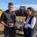 Jack Wright winner of the under 21 and under 25 section at last weekend's NI Ploughing Association competition which was held at Myroe, Co Londonderry. Picture: NIPA