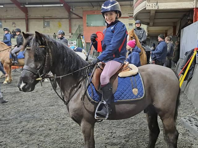 Annabel Breen with Snipe who jumped clear in the 50cm and 60cm classes. (Pic: Ecclesville)