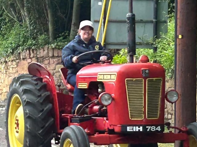 Glens bank holiday tractor run in Cushendall