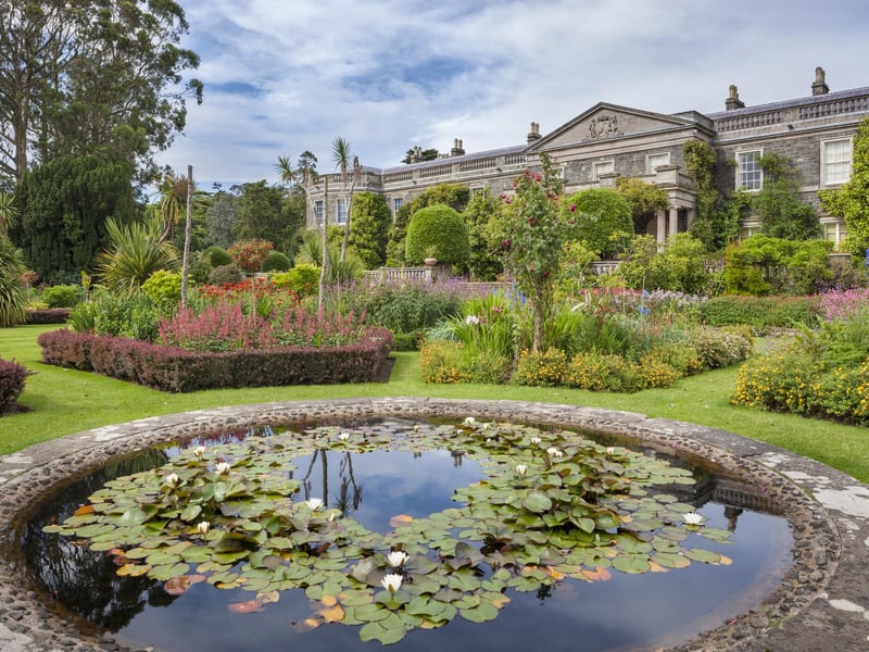 The south front and formal garden at Mount Stewart, County Down - credit National Trust Images, Andrew Butler
