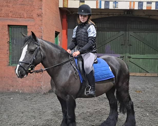 Grace Kelly with Holly who jumped in the 70cm class. (Pic: Ecclesville)