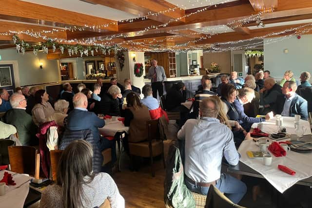 The exciting winter programme kicked off with a breakfast meeting in the Halfway House just before Christmas.