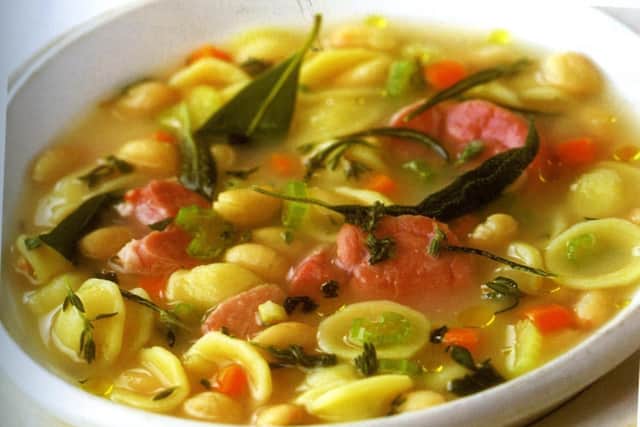 Pasta Fagioli is a classic Italian pasta dish that includes beans and bacon. Here I’ve used tinned beans for convenience but won’t take away from the taste. Picture: PA Photo/Pavilion