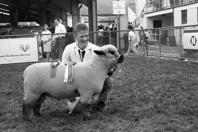 Pictured at the Balmoral Show in May 1991. Picture: News Letter/Farming Life archives