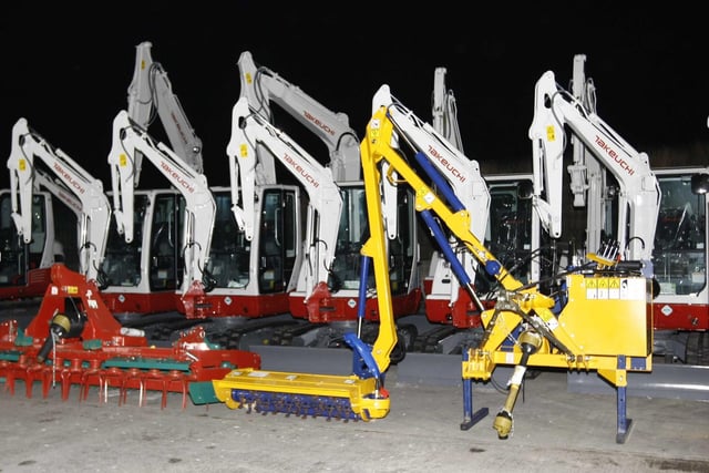 A range of diggers on display at the Alan Milne open night at Newry. Picture: Steven McAuley/Kevin McAuley Photography Multimedia