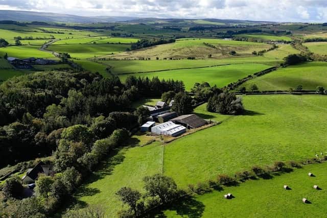 Crorieshill is a most attractive farm with a charming farmhouse, garden, well maintained steading and excellent grazing land. Image: www.galbraithgroup.com