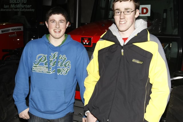 Jack and William Beattie pictured at the John McElderry's open night in Ballymoney. Picture: Steven McAuley/Kevin McAuley Photography Multimedia