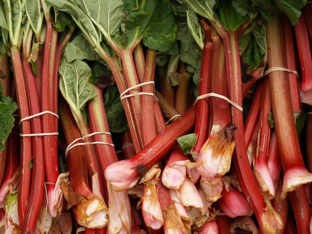 The slightly sour rhubarb and super sweet strawberries balance each other beautifully. Picture: PA Photo/JupiterImages Corporation