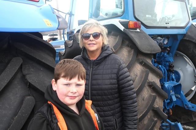 Susan and Henry Laverty pictured at the Glens of Antrim tractor run in Cushendall on May Day  