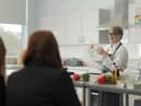 LMC demonstrator Wendy Donaldson pictured delivering a cookery demonstration. (Image supplied by LMC)