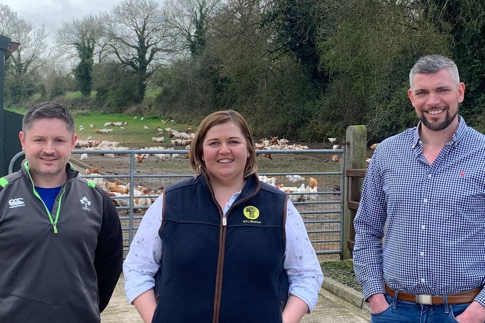 New group chair Jonathon Tuft and vice chair Gareth Murray with group manager Janette Stirling.