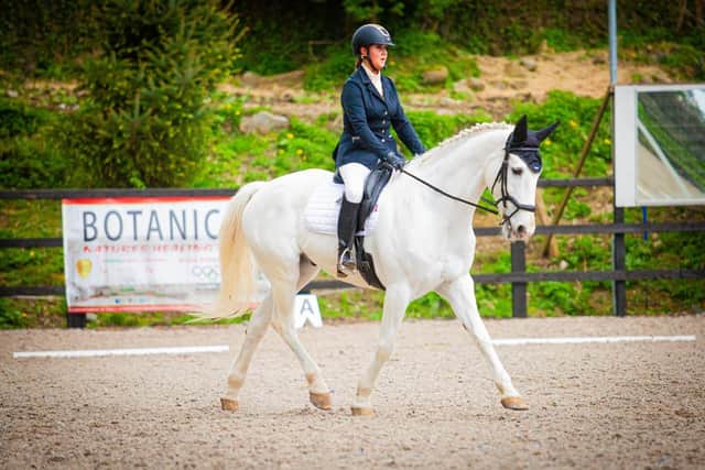 Zoe Daniels riding Anvil Lodge Pinocchio. (Pic: Black Horse Photography)