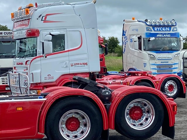 Some of the trucks on the run