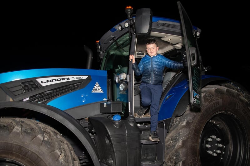 John Gallagher at the Stewart Agri Landini launch on Thursday last at Bonagee, Letterkenny. Photo Clive Wasson