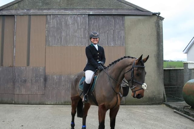 Eva Lowry before setting off at the Friary hunt. (Pic: Glen Harriers)