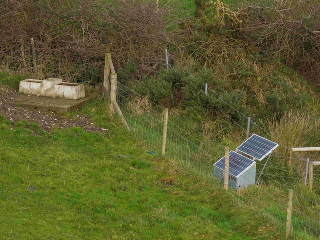 Solar‑powered drinkers were deployed to prevent livestock accessing watercourses