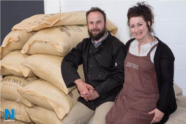 Shane and Dorothy Neary of NearyNógs Stoneground Chocolate, Northern Ireland's first bean-to-bar chocolate producer, have collaborated on unique creations with local whiskey producers. (Pic supplied by Sam Butler)
