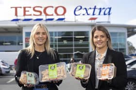 Katie Clague, Tesco commercial executive, Moy Park and Rosanna Neale, assistant trading manager, Tesco NI meat fish and poultry. Picture: Submitted