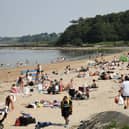 General view of Helens Bay beach in County Down