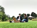 Enjoying a picnic at Sir Thomas and Lady Dixon Park. Picture: Colm Lenaghan/Pacemaker