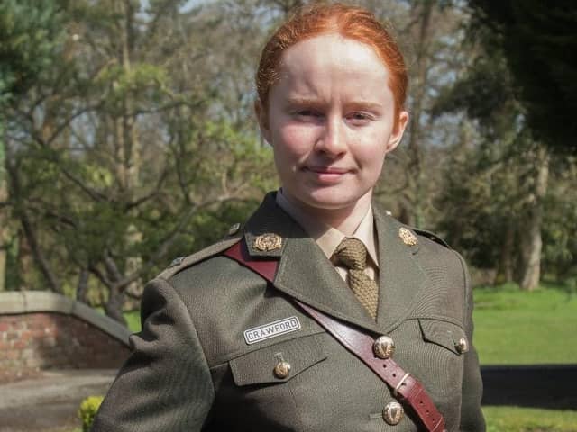 Second Lieutenant Erin Crawford. (Pic supplied by Defence Forces Press Office)