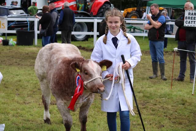 Maisy and Holly in action at last year's Omagh Show.