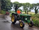 One of those who took part in last week's Lisbane annual tractor run. Picture: Darryl Armitage