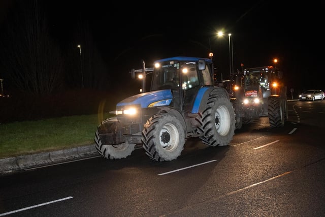 Donegal IFA Tractor run in solidaity with EU Farmers