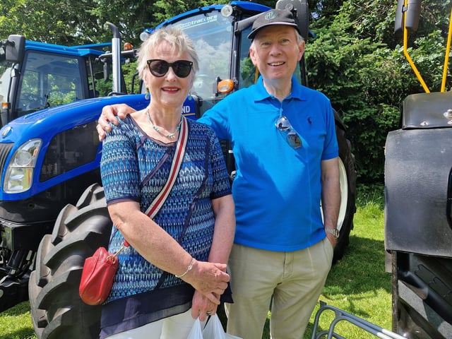 John and Patricia Curry from Lisburn enjoying their day out at this year's Kilbroney Vintage Show which was held at Kilbroney Forest Park, Rostrevor. Picture: Darryl Armitage