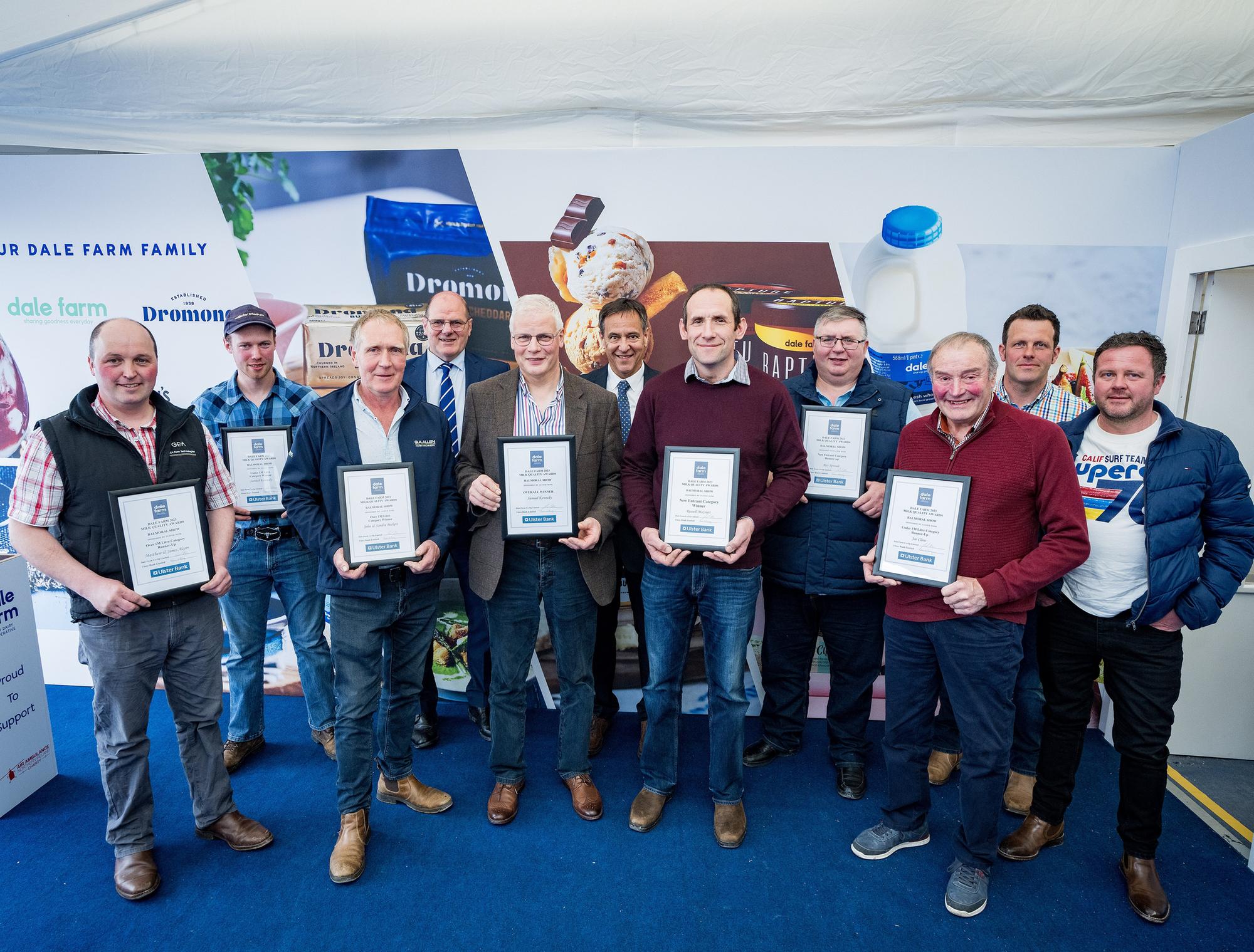 Dale Farm's 'cream of the crop' celebrated at the Balmoral Milk Quality Awards - Vimarsana News