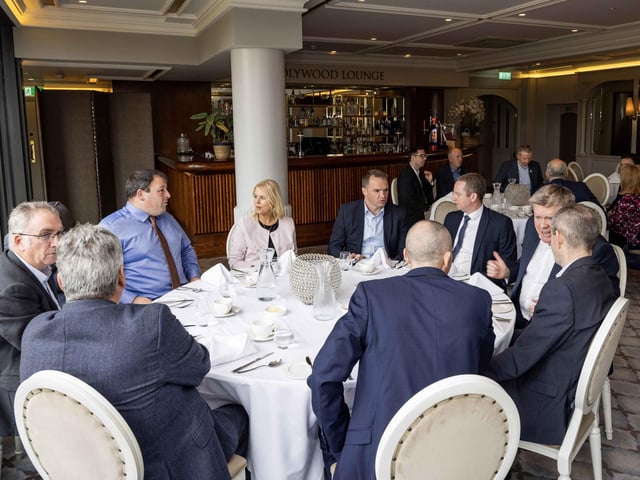 NIGTA members met in Belfast recently for their quarterly lunch. Pic: Steven McAuley/McAuley Multimedia