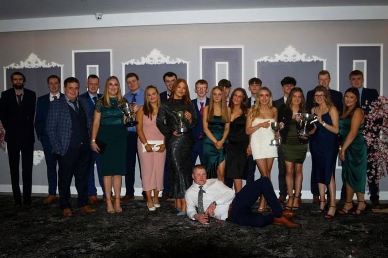 Killinchy YFC at the county dinner at the Belmont House Hotel, Banbridge. Picture: Submitted
