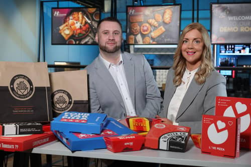 Founder and Chief Executive of Northern Ireland Food To Go Association, Michael Henderson and newly announced Chairperson and Sales Director at Henderson Foodservice, Kiera Campbell.