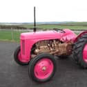 Philippa Rawsthorne is travelling from Cumbria to exhibit her stunning pink Ferguson TEF 20